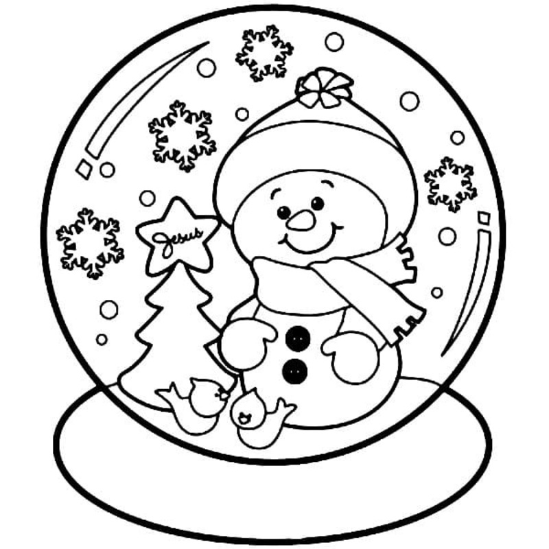 Desenhos de Desenhe Natal Kawaii impressão gratuita para colorir