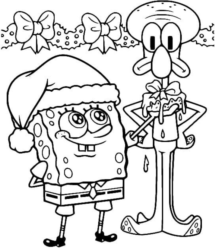 Desenhos de Desenhe Natal Kawaii impressão para colorir