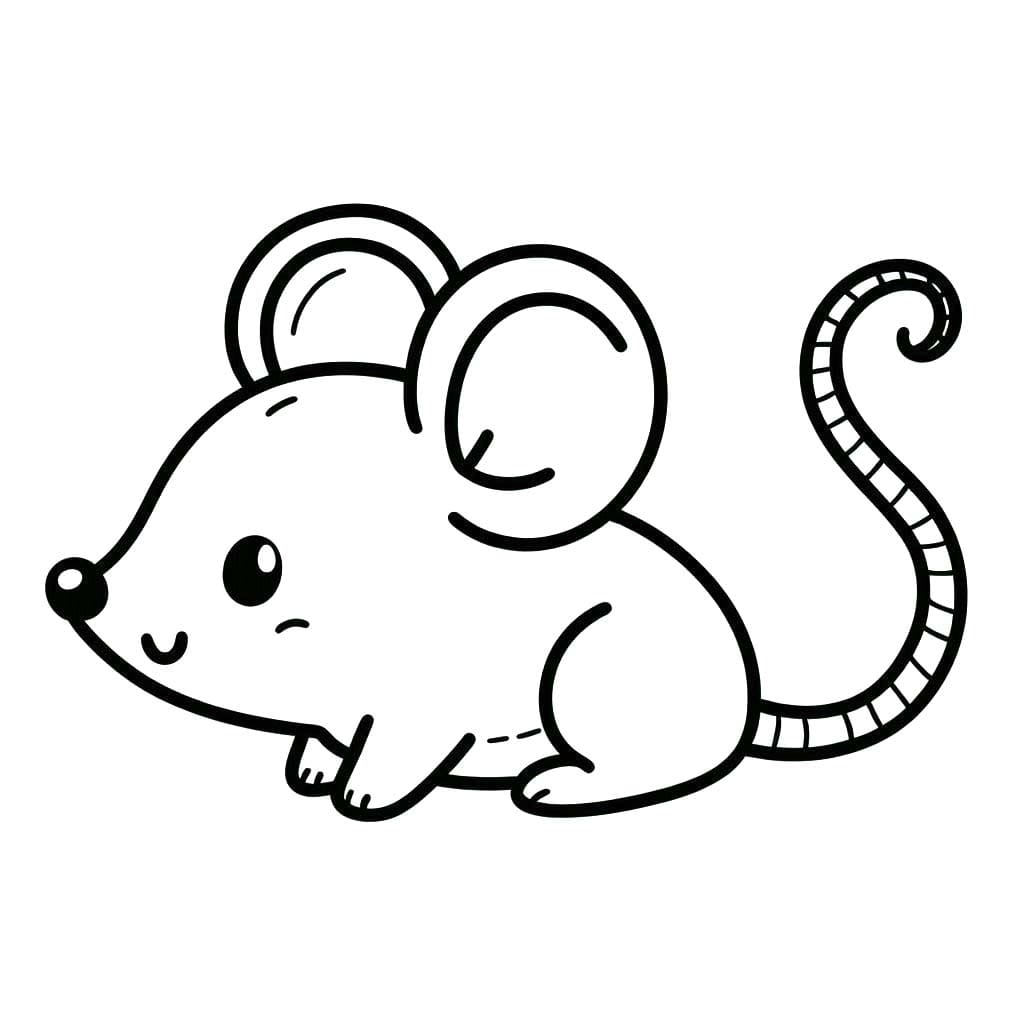Desenhos de Desenhe Rato para colorir