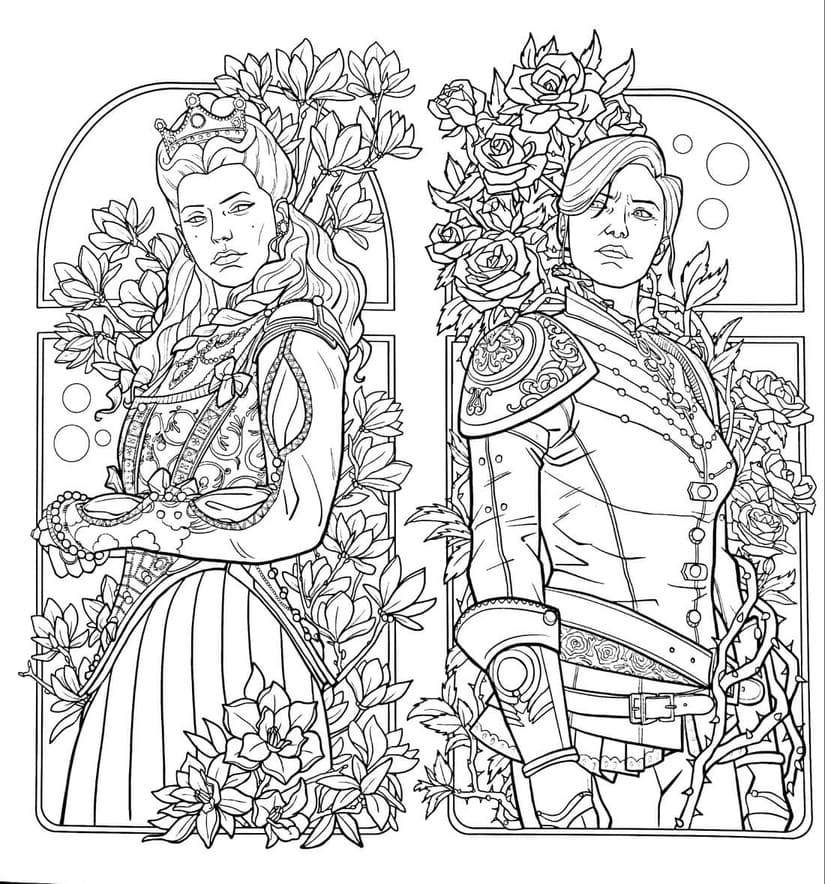 Desenhos de Desenhe The Witcher 6 para colorir