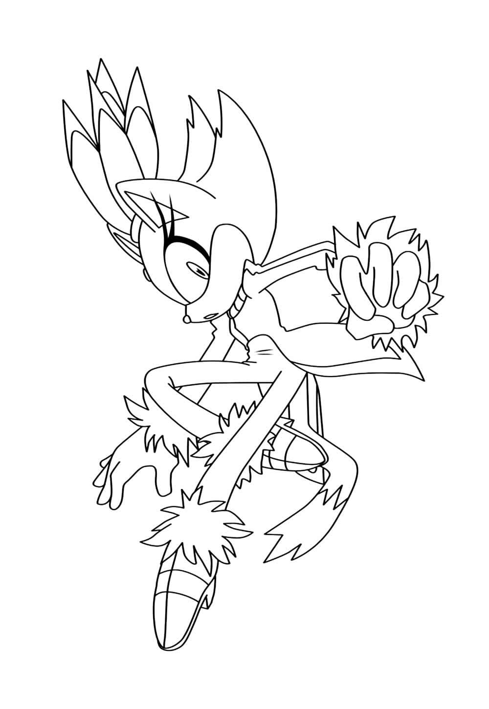 Desenhos de Desenho Blaze the Cat 5 para colorir