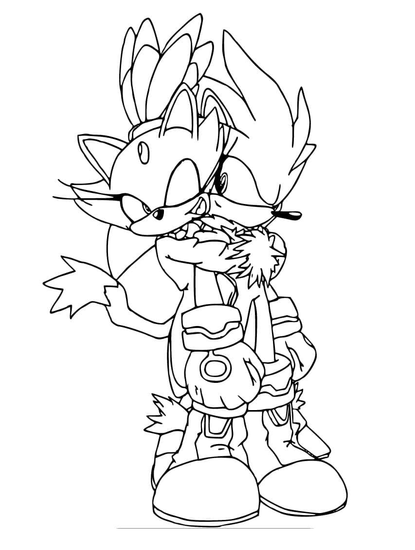 Desenhos de Desenho Blaze the Cat básico em crianças para colorir