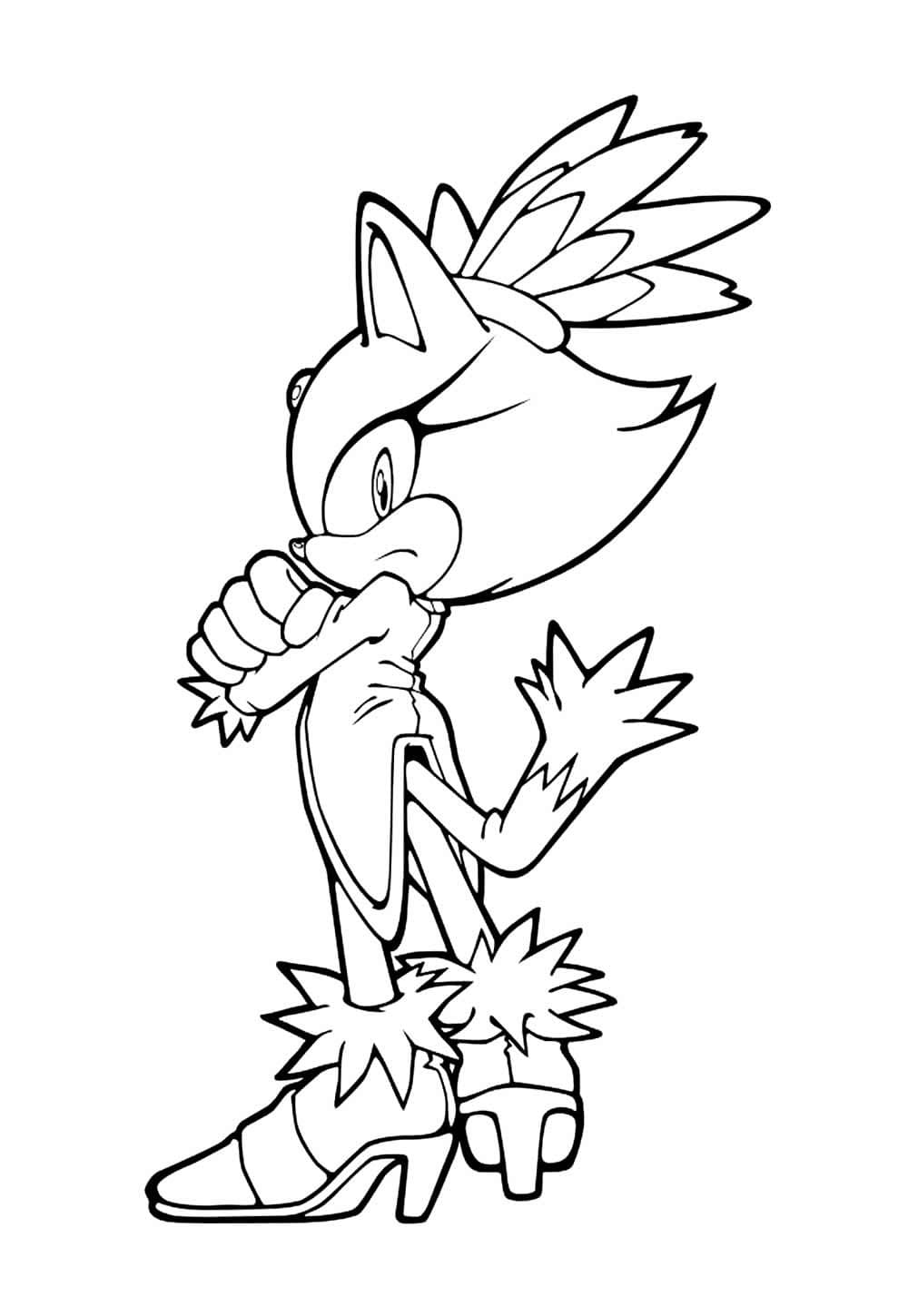 Desenhos de Desenho Blaze the Cat gratuita para colorir