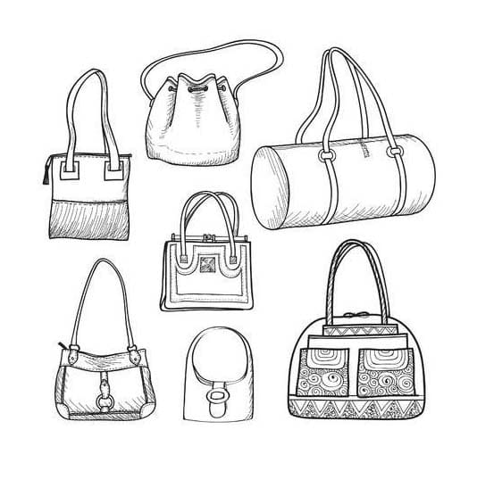 Desenhos de Desenho Bolsa 1 para colorir