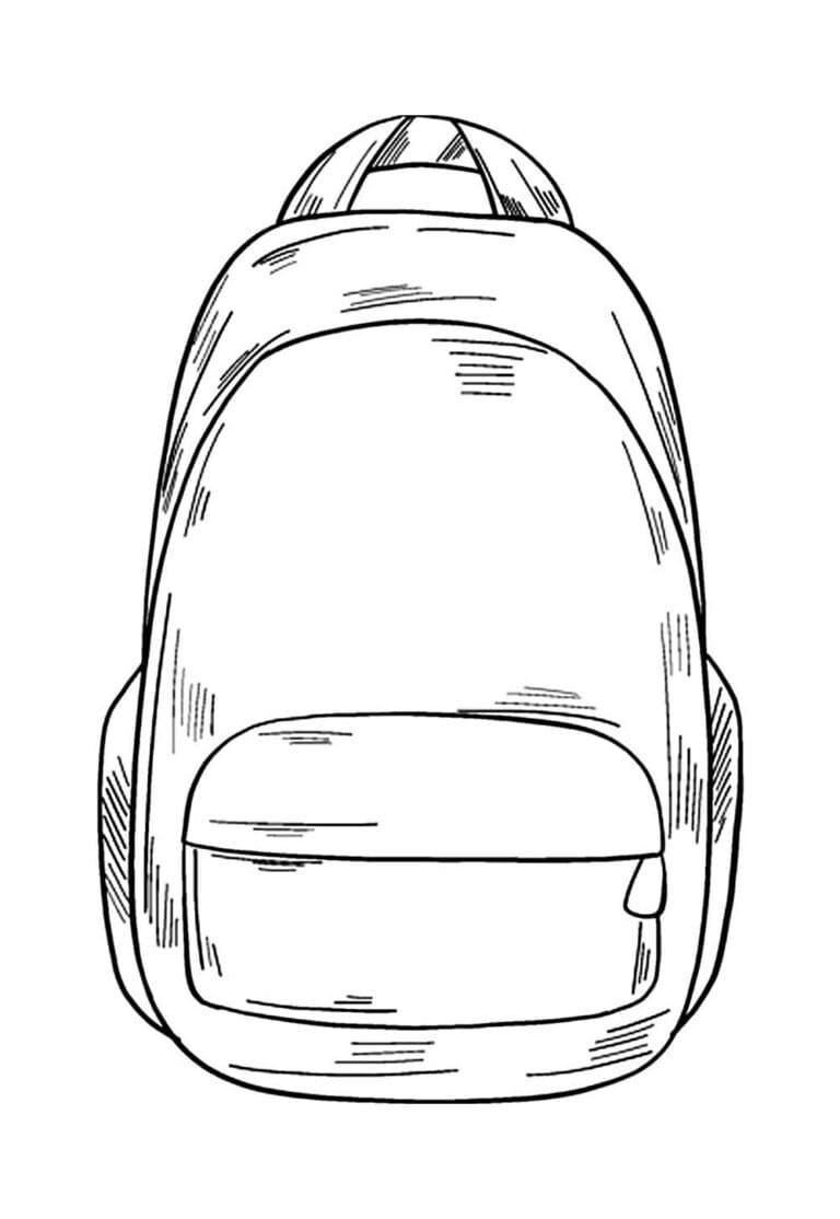 Desenhos de Desenho Bolsa básico em crianças para colorir