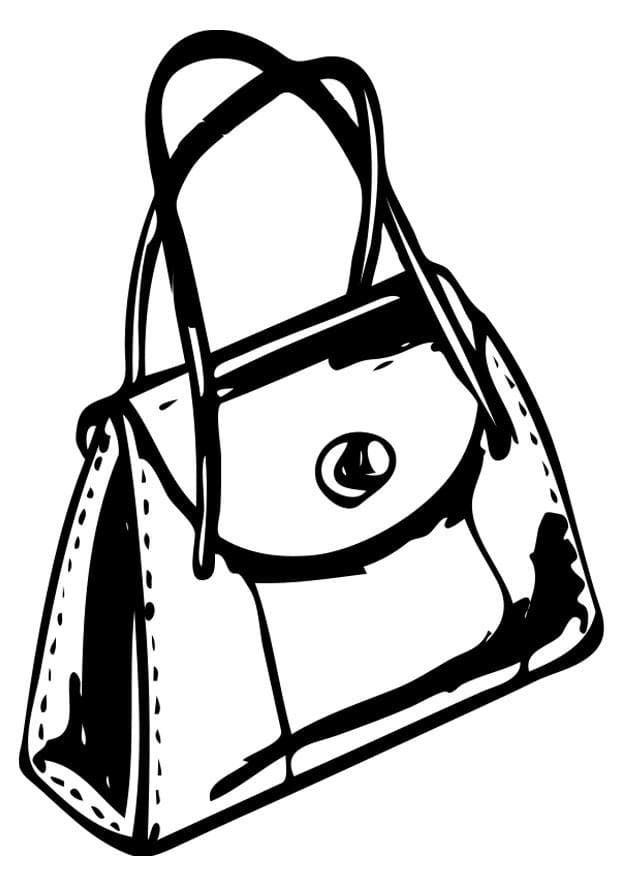 Desenhos de Desenho Bolsa básico para colorir