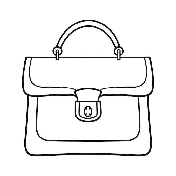 Desenhos de Desenho Bolsa em crianças para colorir