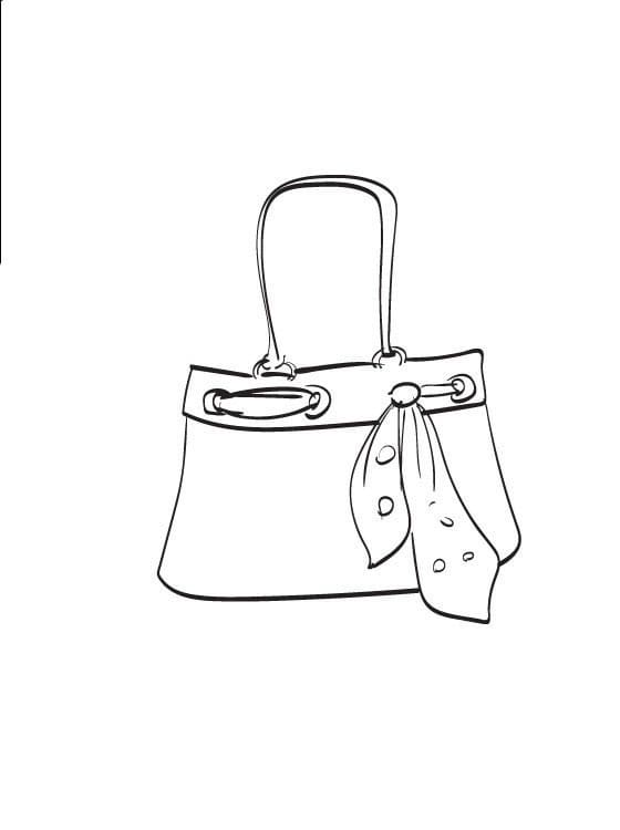 Desenhos de Desenho Bolsa gratuita para colorir