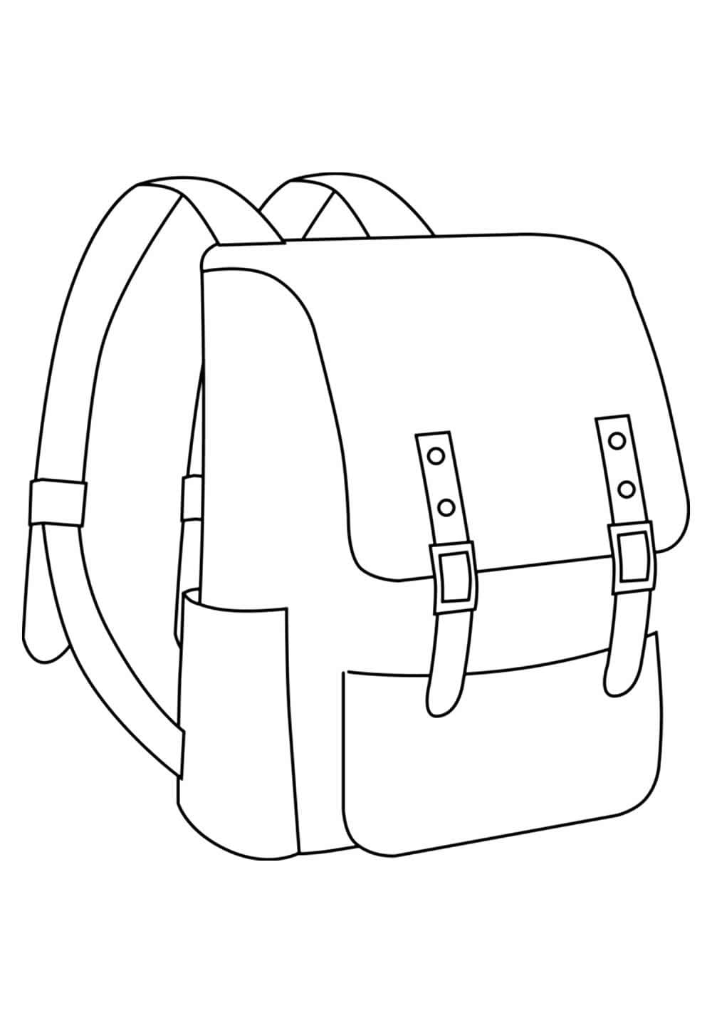 Desenhos de Desenho Bolsa imprimível para crianças para colorir