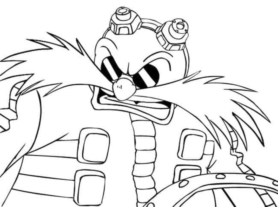 Desenhos de Doutor Ivo Robotnik 1 para colorir