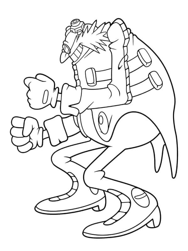 Desenhos de Doutor Ivo Robotnik 4 para colorir