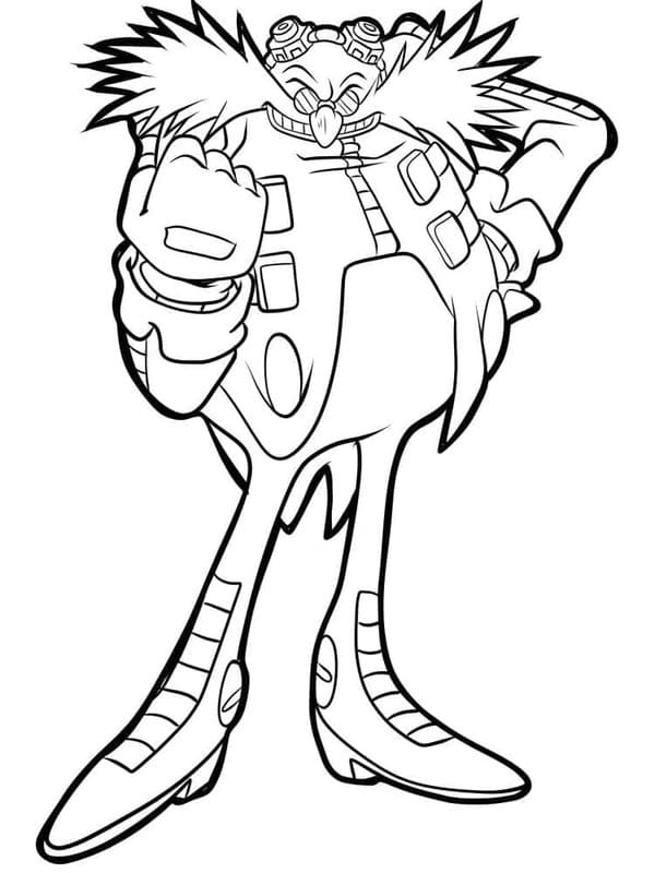 Desenhos de Doutor Ivo Robotnik 5 para colorir