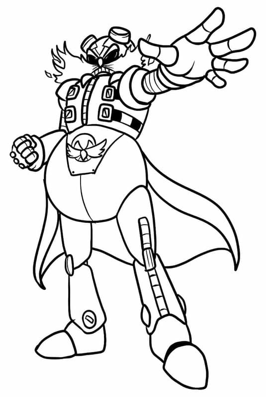 Desenhos de Doutor Ivo Robotnik básico para colorir