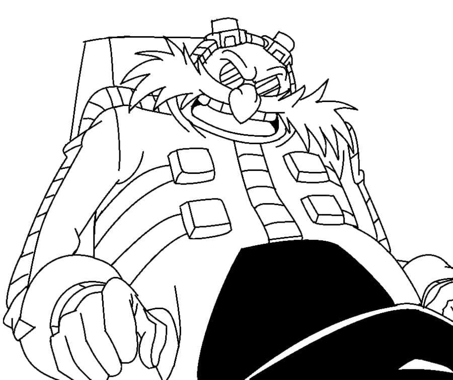 Desenhos de Doutor Ivo Robotnik grátis para crianças para colorir