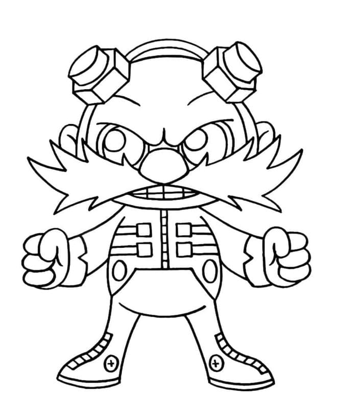 Desenhos de Doutor Ivo Robotnik gratuita para colorir