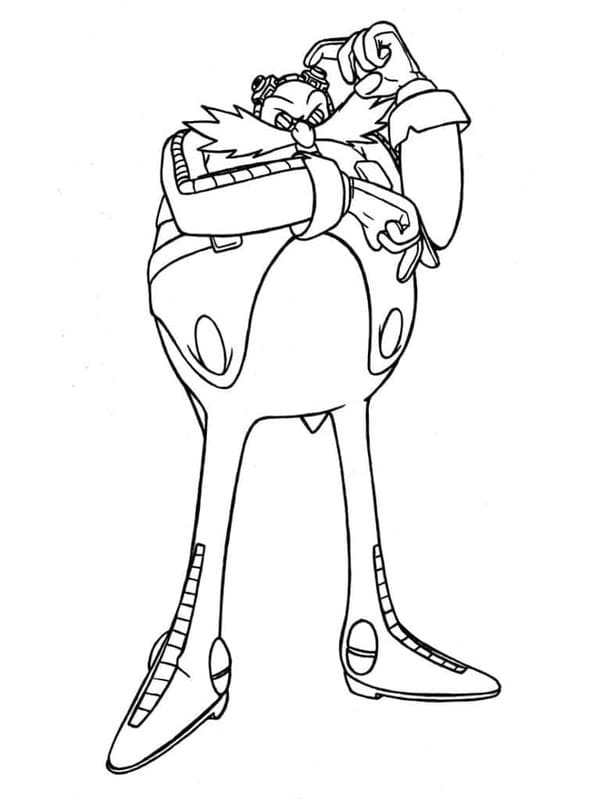 Desenhos de Doutor Ivo Robotnik impressão gratuita para colorir
