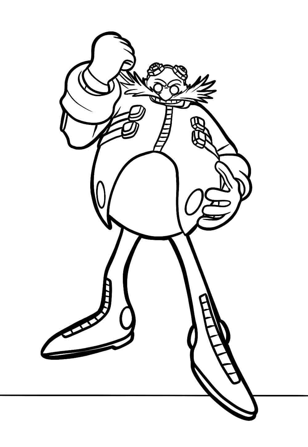 Desenhos de Doutor Ivo Robotnik imprimível para colorir