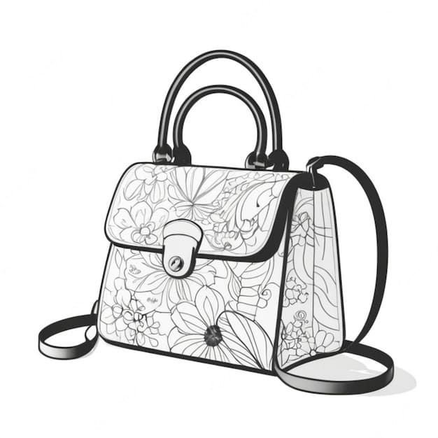 Desenhos de Imagem Bolsa gratuita para colorir