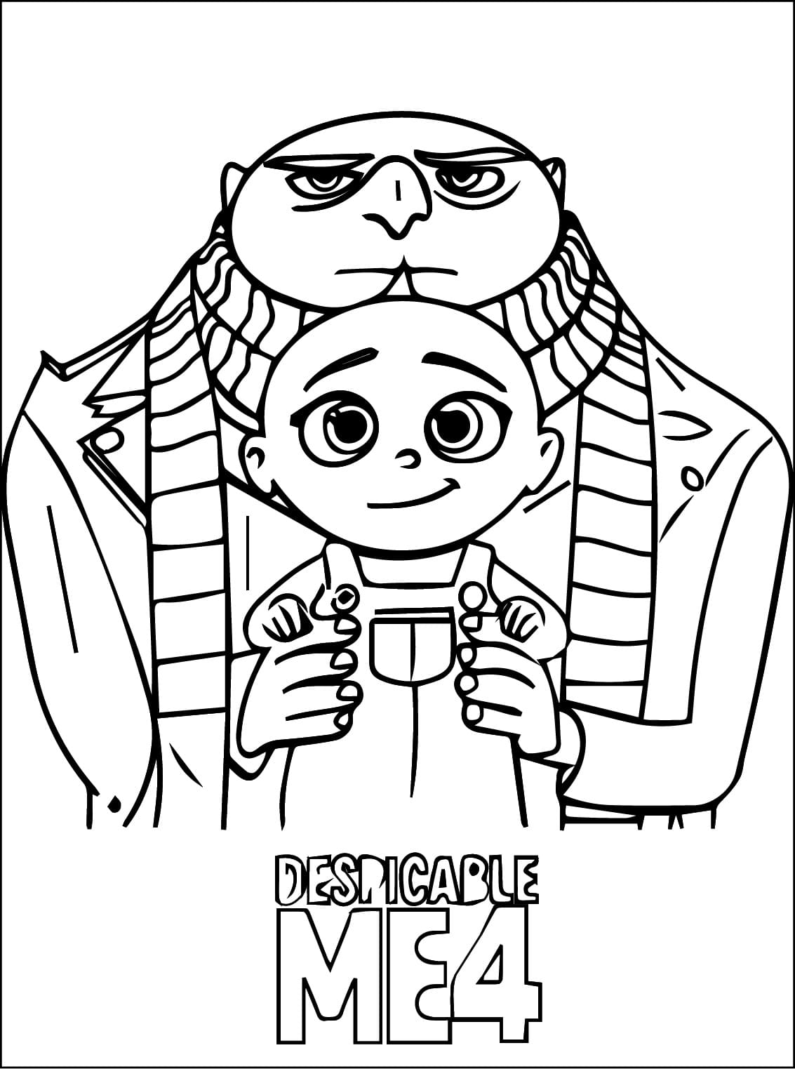 Desenhos de Meu Malvado Favorito 4 para imprimir para colorir