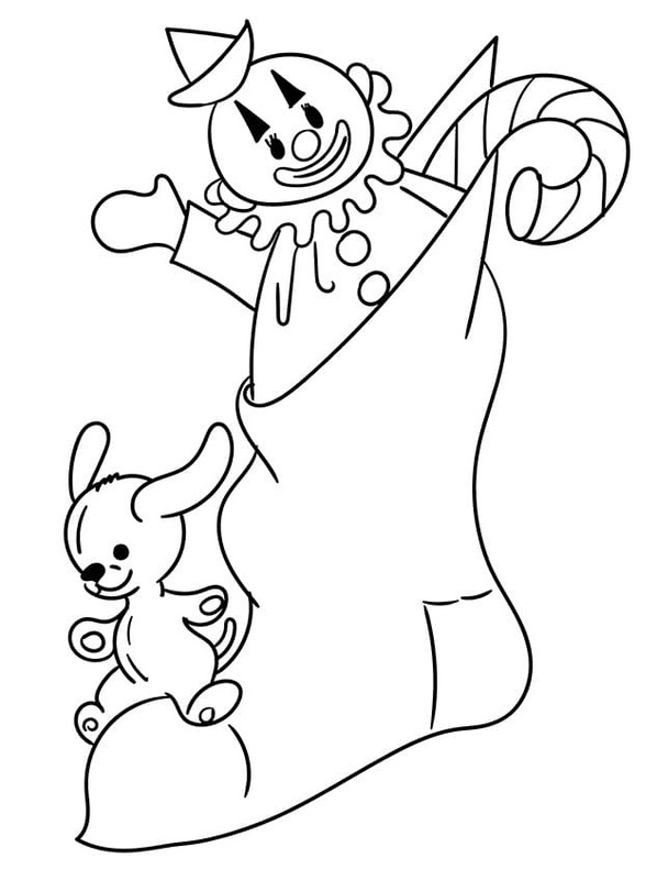 Desenhos de Natal Kawaii para crianças para colorir