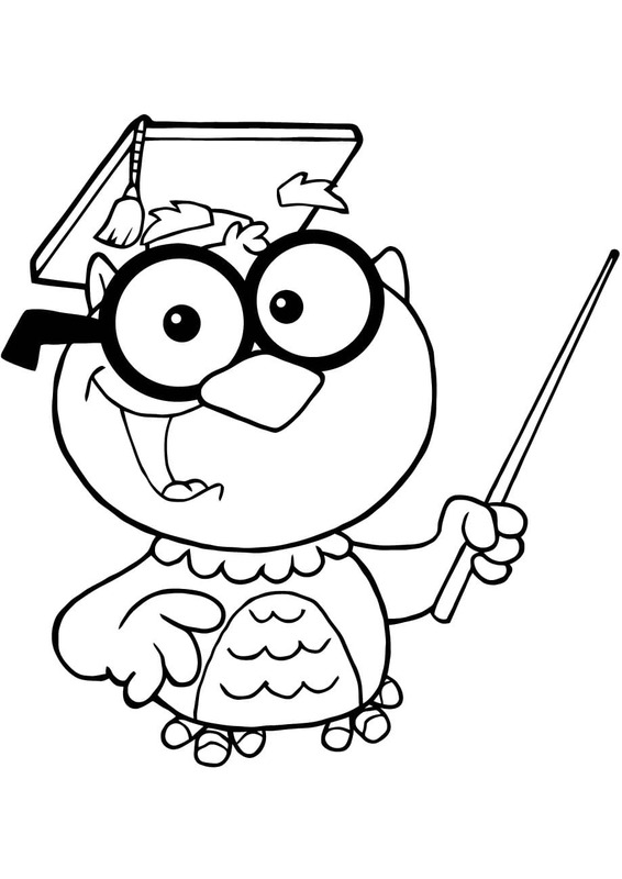 Desenhos de Professora 3 para colorir