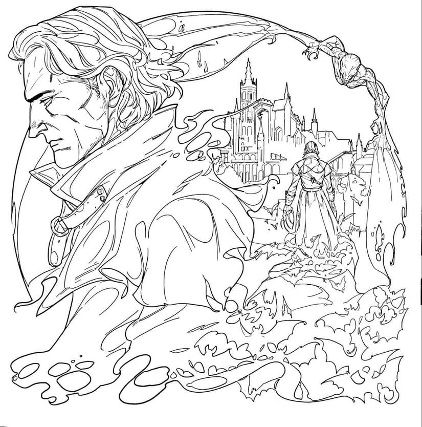 Desenhos de The Witcher para crianças para colorir