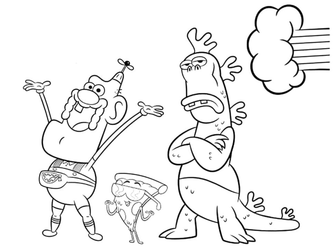 Desenhos de Titio Avô 4 para colorir