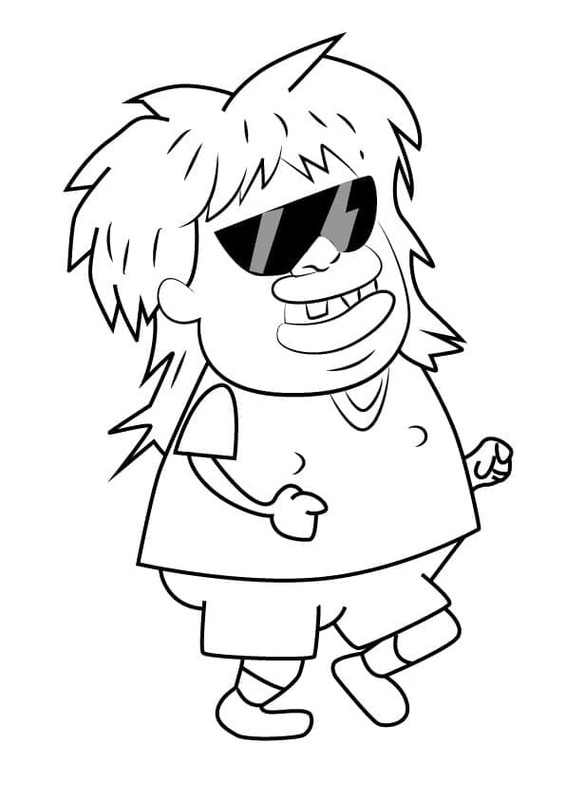 Desenhos de Titio Avô imprimível para colorir