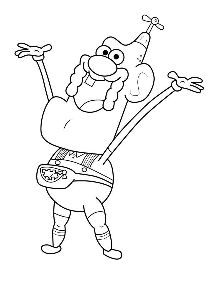 Titio Avô Para Colorir