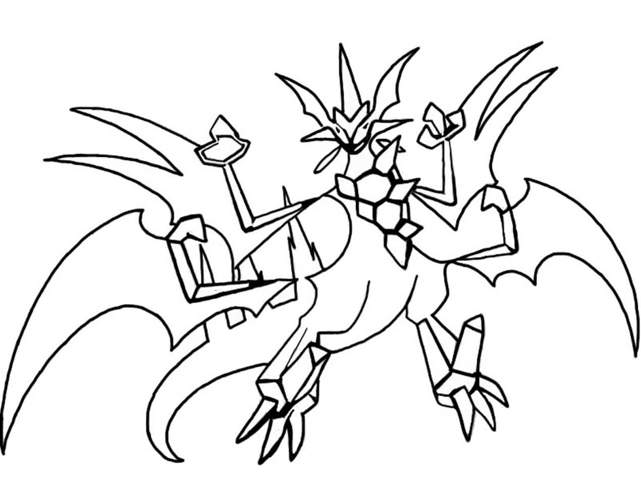 Cool Ultra Necrozma coloring page