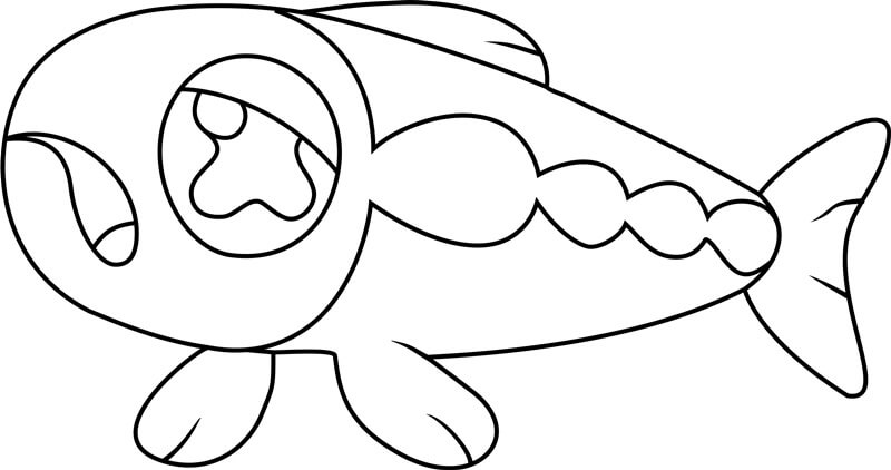 Crying Wishiwashi coloring page