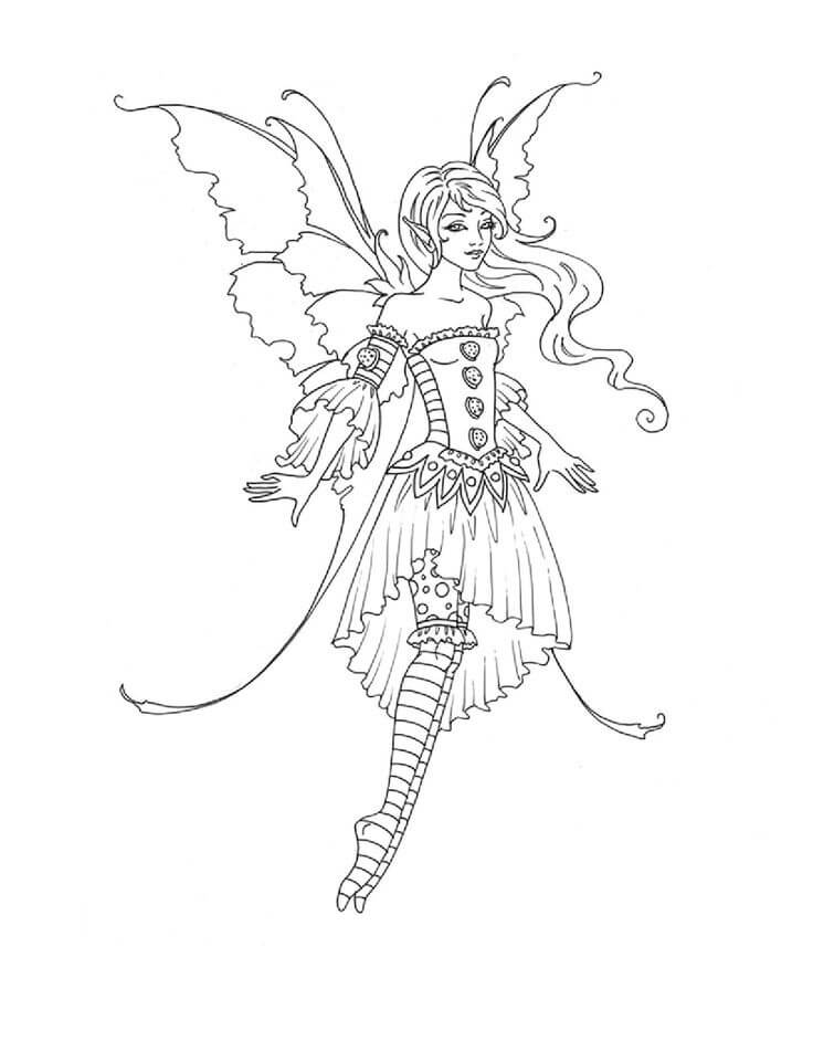 Fairy free Idea coloring page