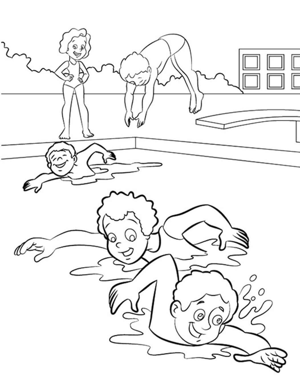 four-kids-swimming-in-swimming-pool-coloring-page-download-print-or