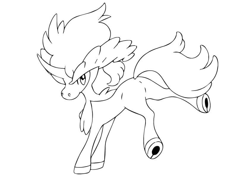 Keldeo Kick coloring page