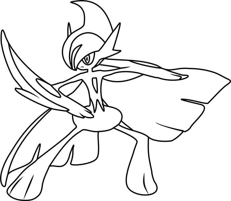 Mega Gallad coloring page