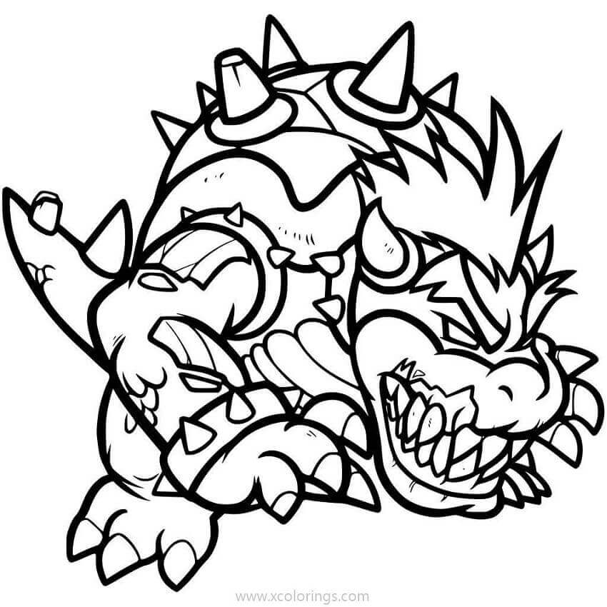 Monster Archer coloring page