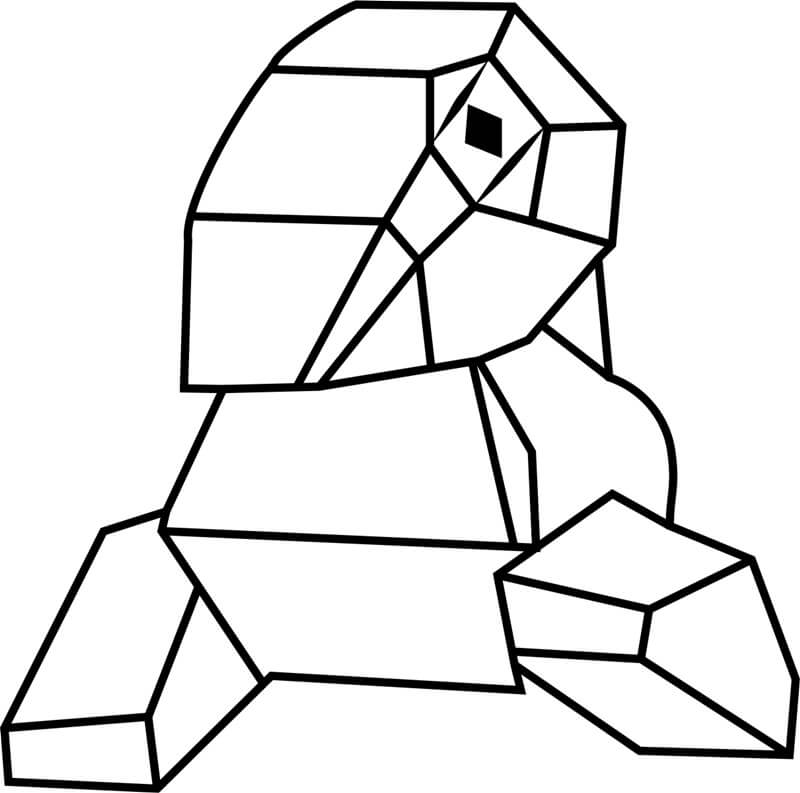 Pokemon Porygon coloring page