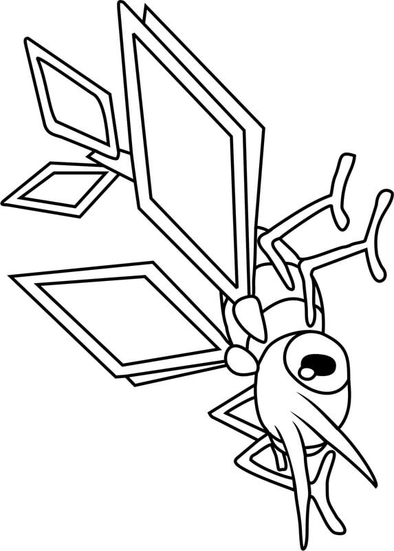 Pokemon Vibrava coloring page