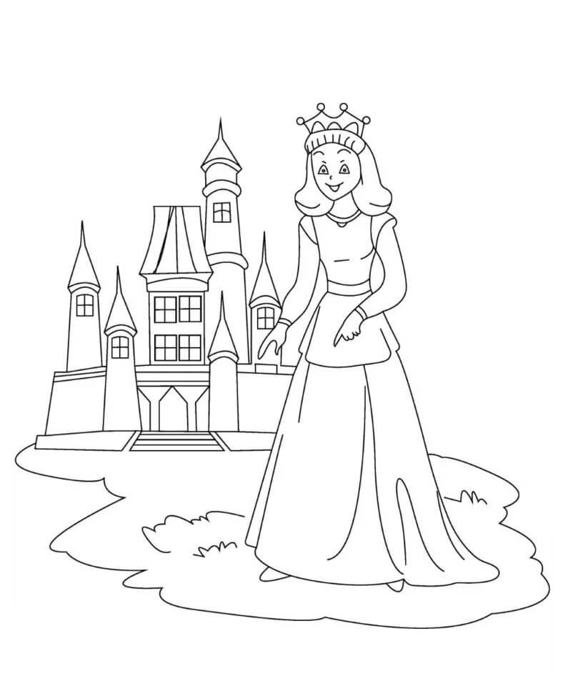 Princess outside the Castle