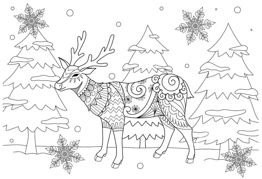 Reindeer in Winter