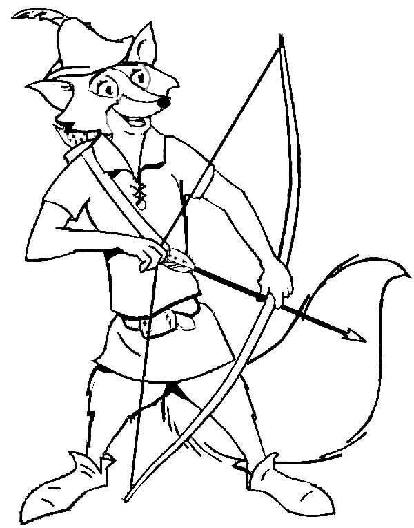 Fox holding Bow