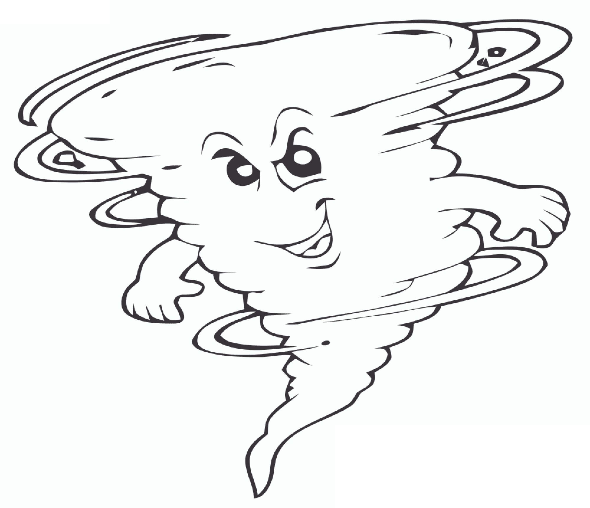 Fun Tornado Coloring Page Download Print Or Color Online For Free