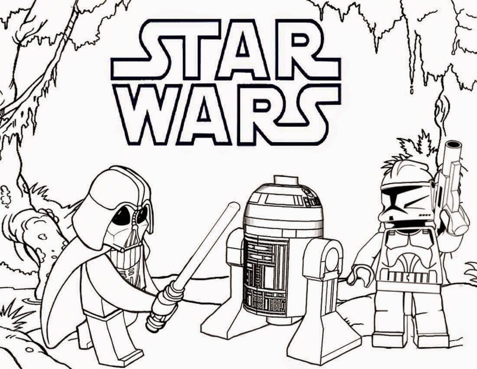 Lego Darth Vader vs Boba Fett