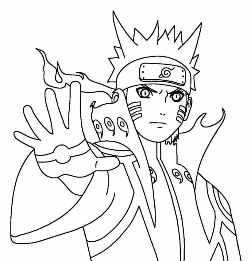 Naruto with the Power of the Six Paths