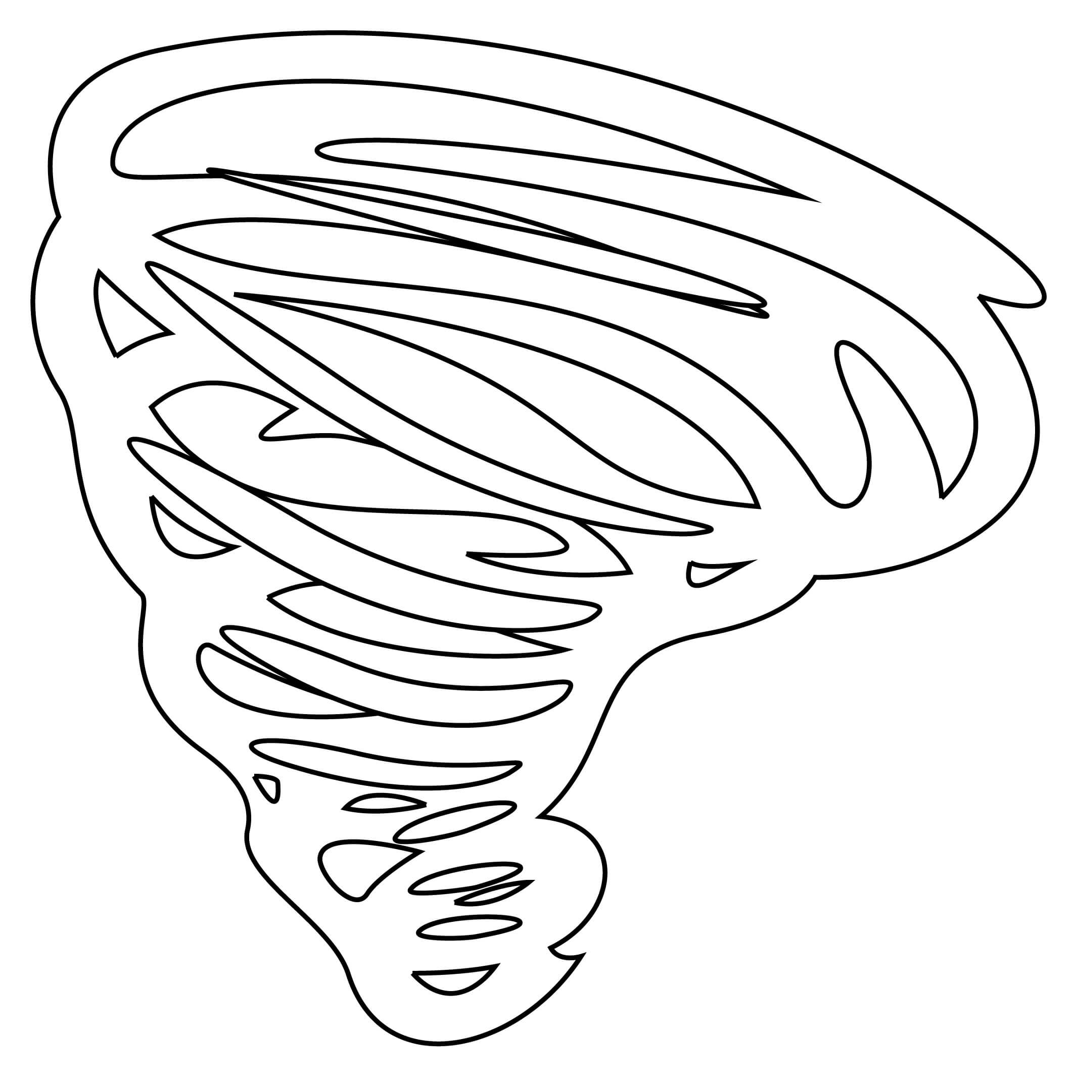 Perfect Tornado Coloring Page Download Print Or Color Online For Free