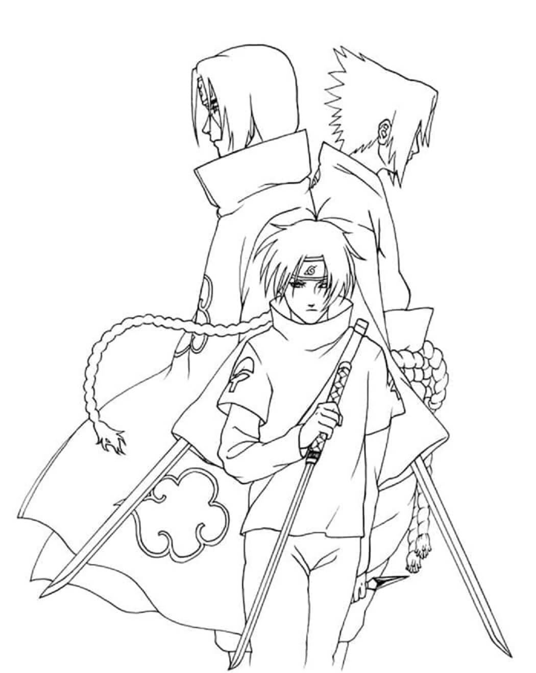 Uchiha Itachi and Uchiha Sasuke