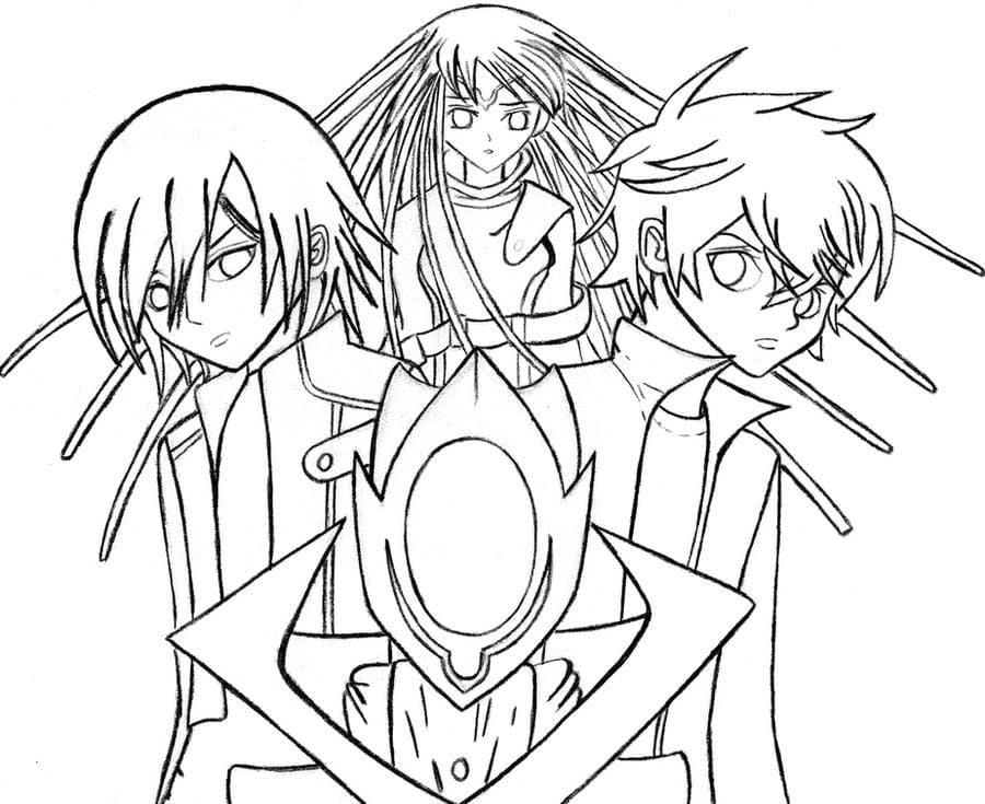 Lelouch Lamperouge Image coloring page