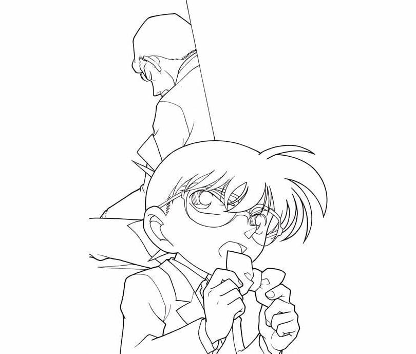 Conan Detective Coloring Page Download Print Or Color Online For Free