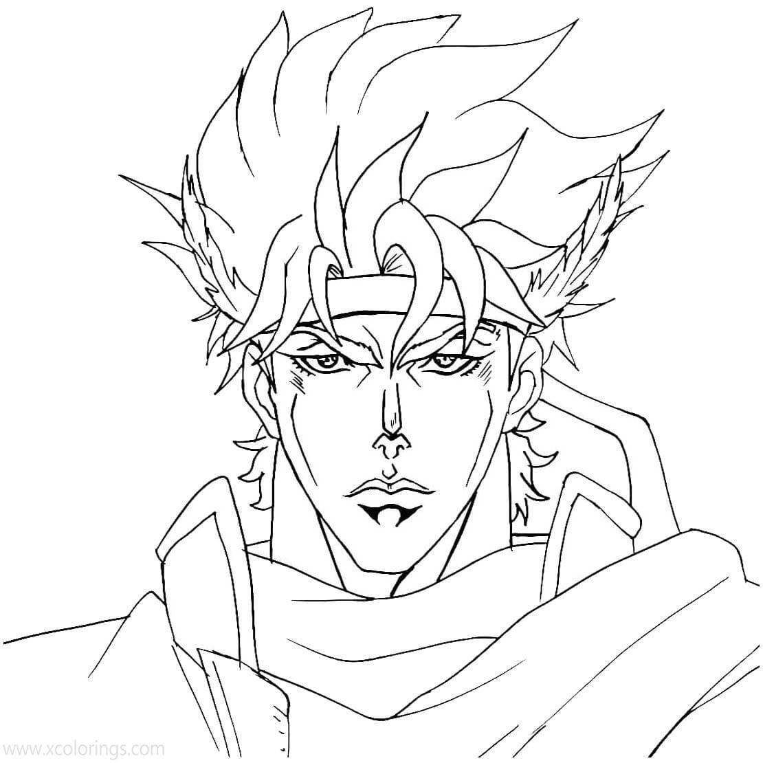 Dio Brando Image coloring page