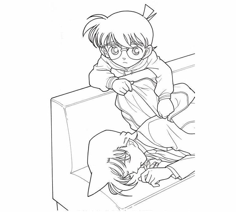 Mild Conan coloring page